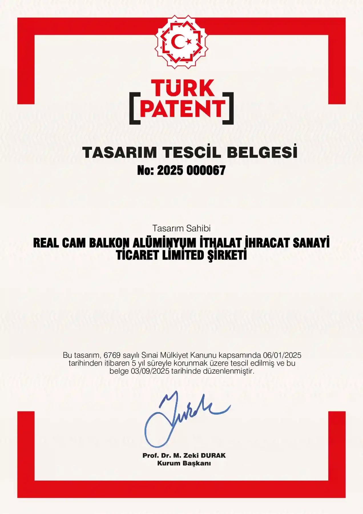Design registrato Optimum